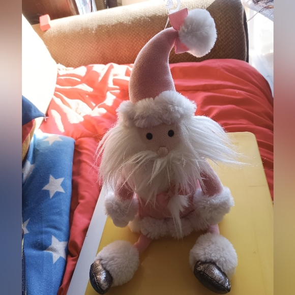 Jellycat Toys Jellycat Santa Claus Pink Suit Metallic Boot Plush Nwot Poshmark